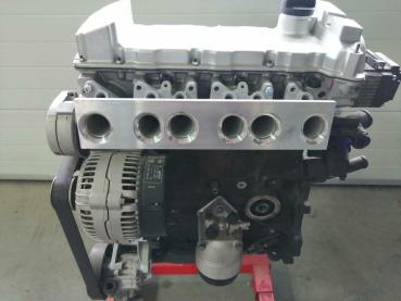 Preview: Flanschplatte für VR6 Turbo Ansaugbrücke mit gefrästen Einlaufradien